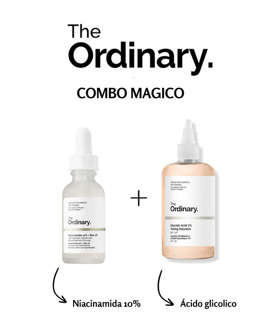 KIT ANTI MANCHAS ANTI IMPERFECCIONES Niacinamida 30 ml + Ácido Glicólico 240 ml